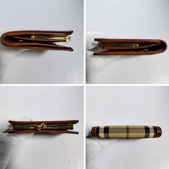 Burberry Kisslock Compact wallet - Picture 5 of 9